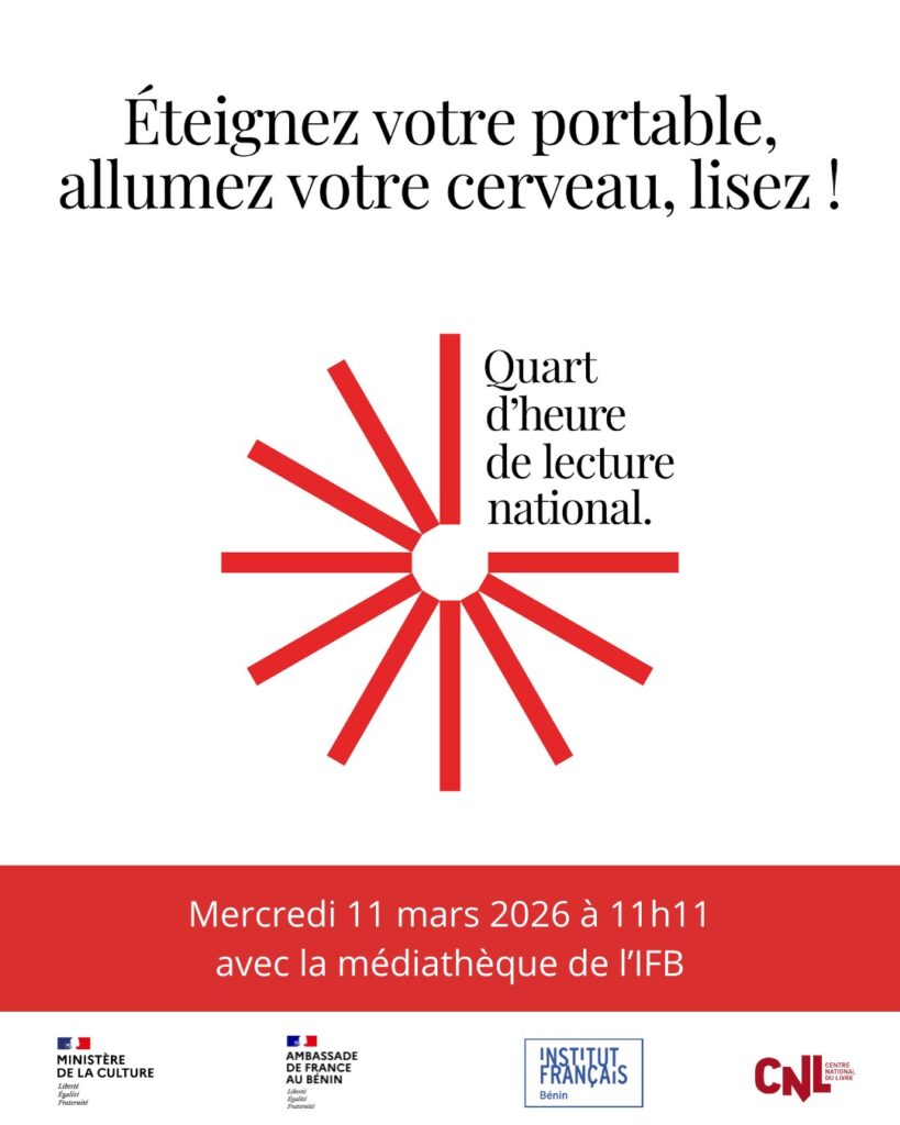 Le quart d'heure de lecture - Institut Français du Bénin